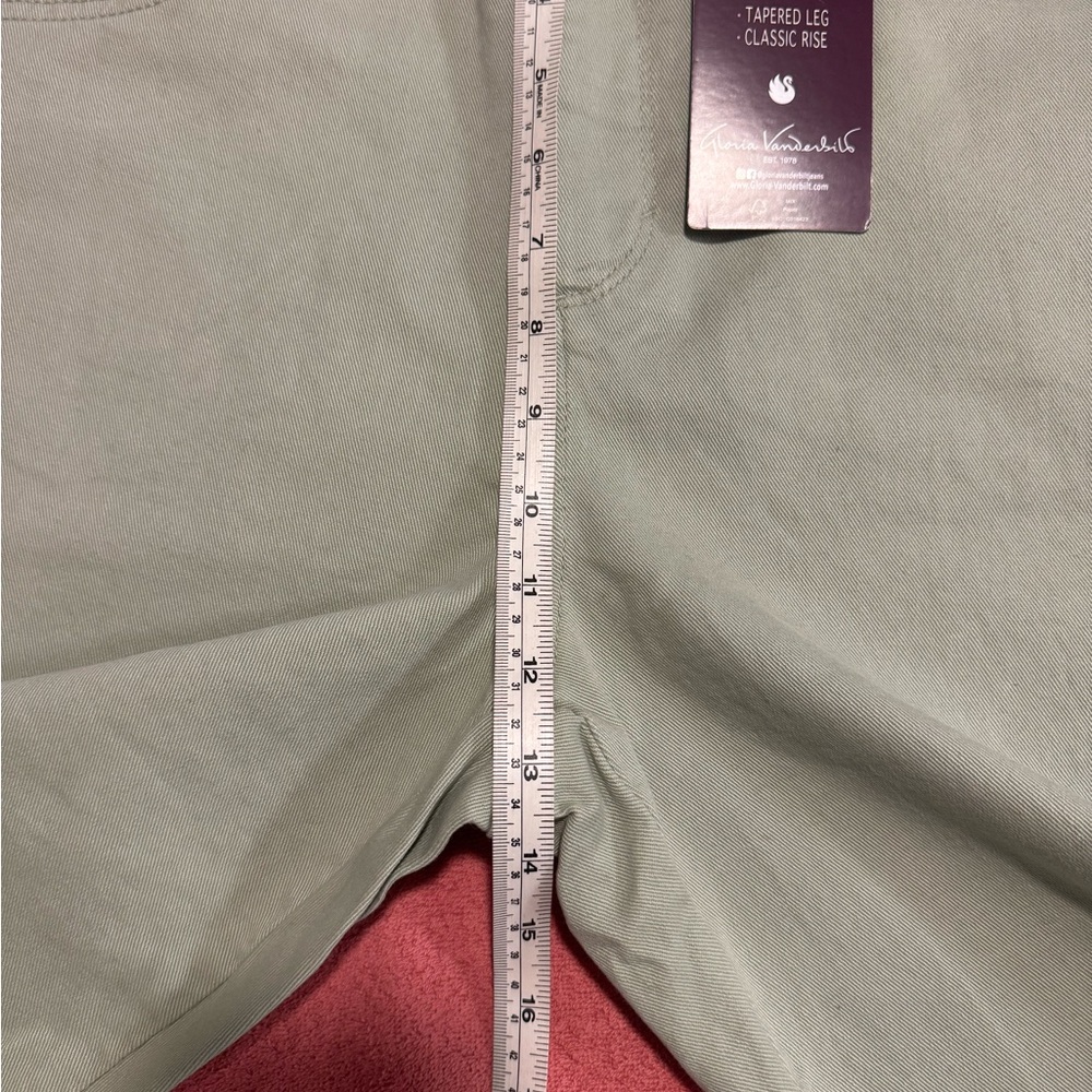 Gloria Vanderbilt Straight Leg Jeans in Mint - Picture 8 of 10